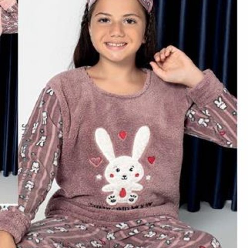 Пижама Disneyopt kids (5-8) 8706 brown (зима) Disneyopt kids 8706 brown