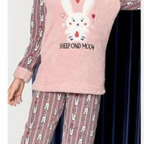 Пижама Disneyopt kids (5-8) 8706 pink (зима) Disneyopt kids 8706 pink