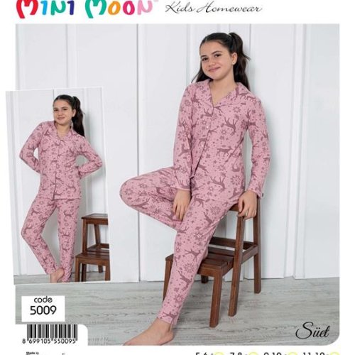 Пижама Disneyopt kids (5-12) 5009 pink (5-12) (деми) Disneyopt kids 5009 pink (5-12)