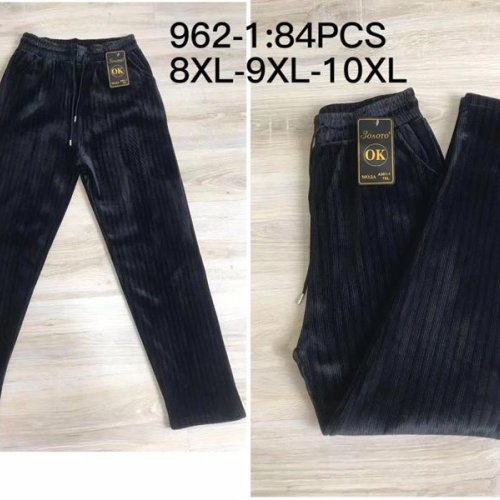 Штаны АнЯ (8XL-10XL) 962-1 black (зима) АнЯ 962-1 black