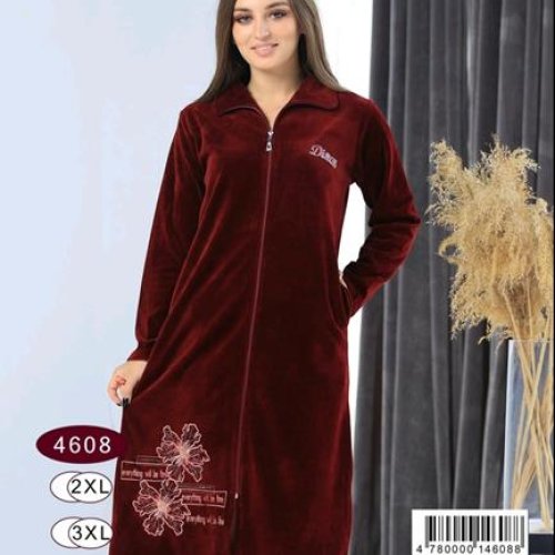 Халат Romeo life (52-58) 4608 wine (деми) Romeo life 4608 wine