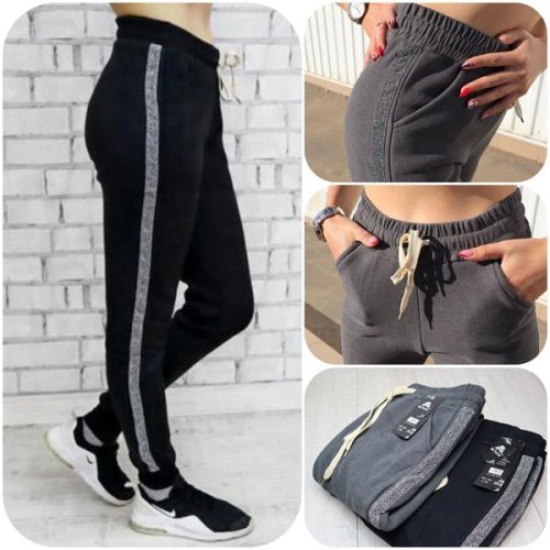 Штаны спорт Hoan (44-56) HN795 mix (зима) Hoan HN795 mix