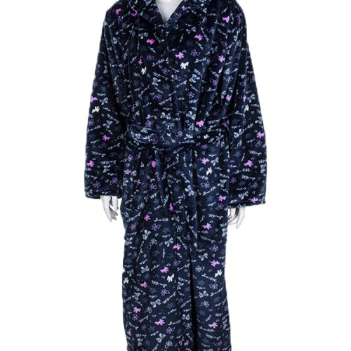 Халат Banko (XL-3XL) O00-7 blue (зима) Banko O00-7 blue