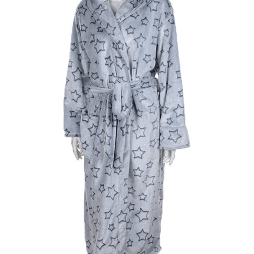 Халат Banko (XL-3XL) O00-10 grey (зима) Banko O00-10 grey