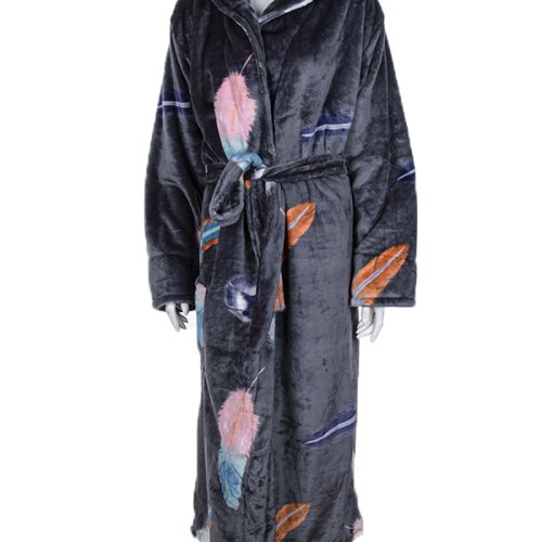 Халат Banko (XL-3XL) O00-14 grey (зима) Banko O00-14 grey