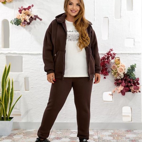 Костюм спорт OSKA (50-56) 6002 brown (зима) OSKA 6002 brown