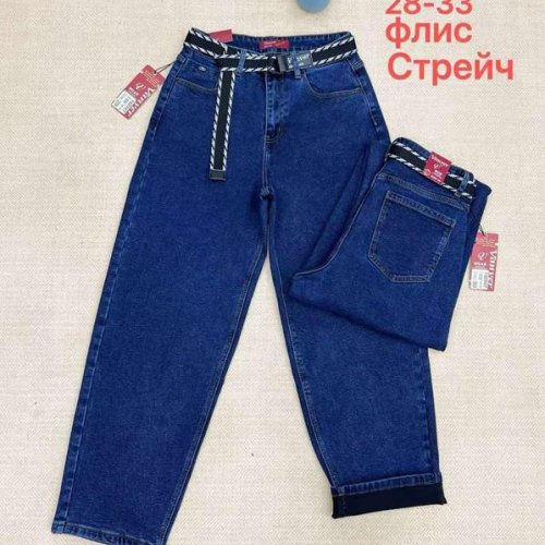 Джинсы Vanver (28-33) B8350 blue (зима) Vanver B8350 blue