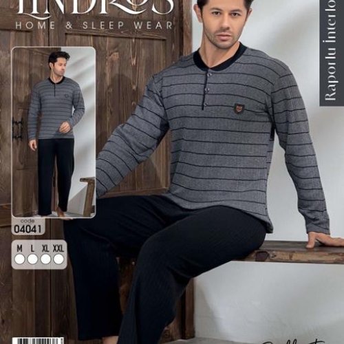 Пижама Vehuiah (M-2XL) 04041 grey (деми) Vehuiah 04041 grey