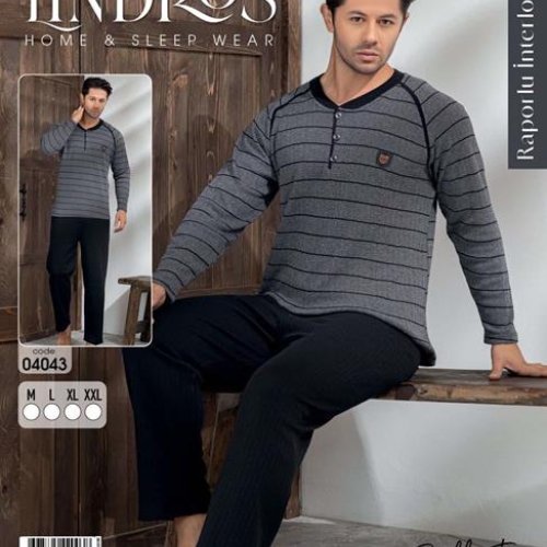 Пижама Vehuiah (M-2XL) 04043 grey (деми) Vehuiah 04043 grey