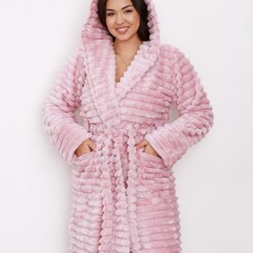 Халат Vehuiah (XL-3XL) 530711 pink (зима) Vehuiah 530711 pink