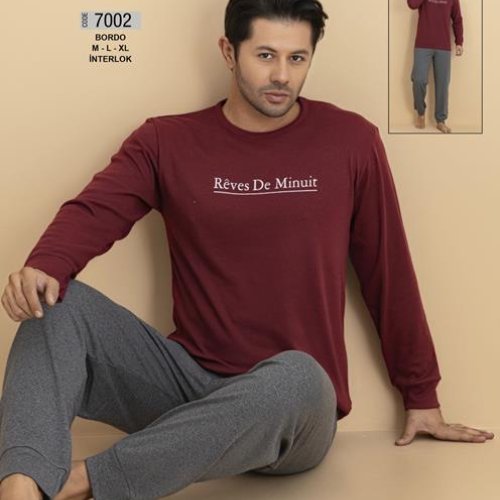 Пижама Vehuiah (M-XL) 7002 wine (деми) Vehuiah 7002 wine