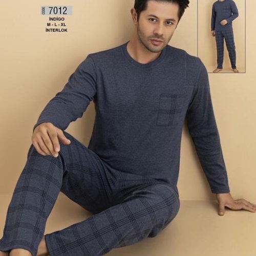 Пижама Vehuiah (M-XL) 7012-1 grey (деми) Vehuiah 7012-1 grey