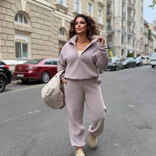 Костюм спорт Femzone (42-52) 1146 beige (зима) Femzone 1146 beige