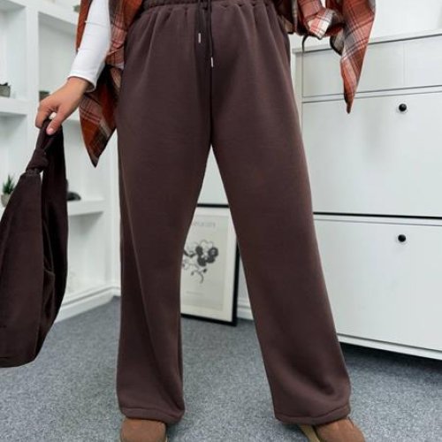 Штаны спорт Femzone (42-48) 1150 brown (зима) Femzone 1150 brown