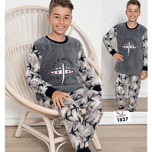 Пижама Disneyopt kids (5-8) 1827 grey (зима) Disneyopt kids 1827 grey