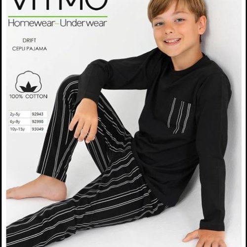 Пижама Disneyopt kids (9-15) 93049 black (деми) Disneyopt kids 93049 black