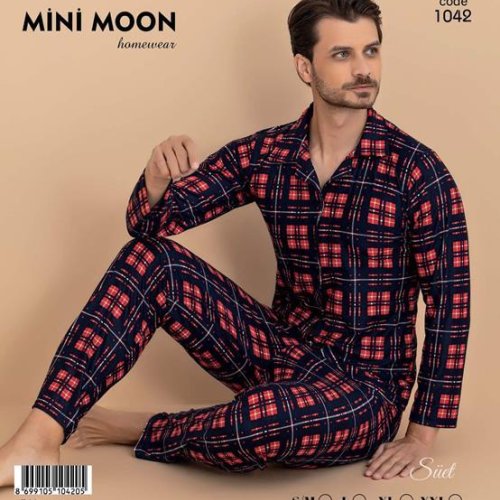 Пижама Disneyopt (S-2XL) 1042 navy (зима) Disneyopt 1042 navy