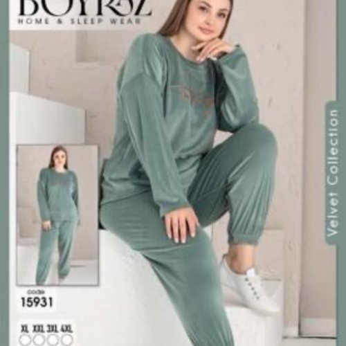 Пижама Disneyopt (XL-4XL) 15931 mint (зима) Disneyopt 15931 mint