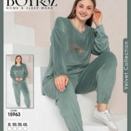 Пижама Disneyopt (XL-4XL) 15963 mint (зима) Disneyopt 15963 mint