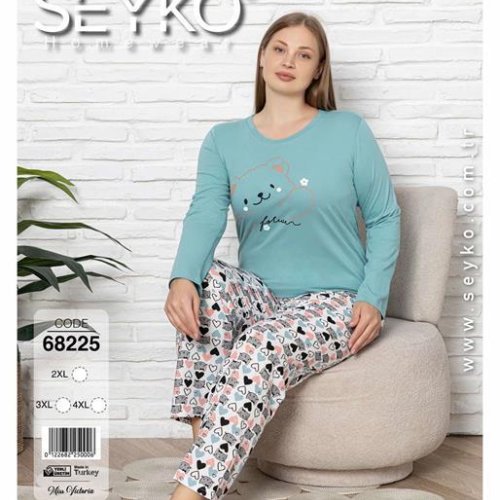 Пижама Disneyopt (2XL-4XL) 68225 l.blue (деми) Disneyopt 68225 l.blue