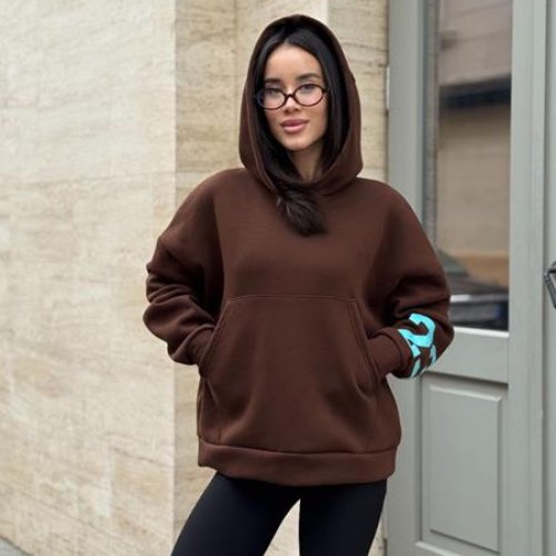 Худи Arina (42-48) 4250 brown (зима) Arina 4250 brown