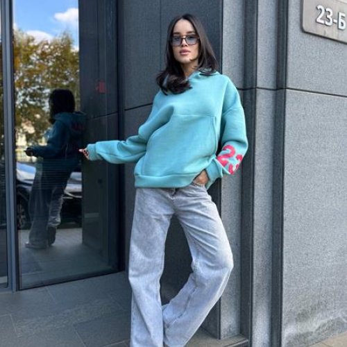 Худи Arina (42-48) 4250 l.blue (зима) Arina 4250 l.blue