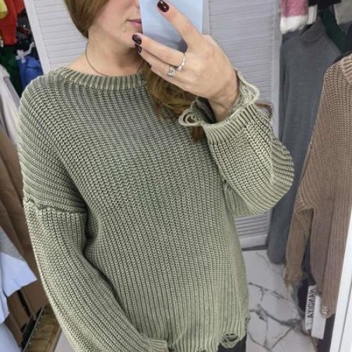 Худи Karon (one size) 5528 mint (зима) Karon 5528 mint