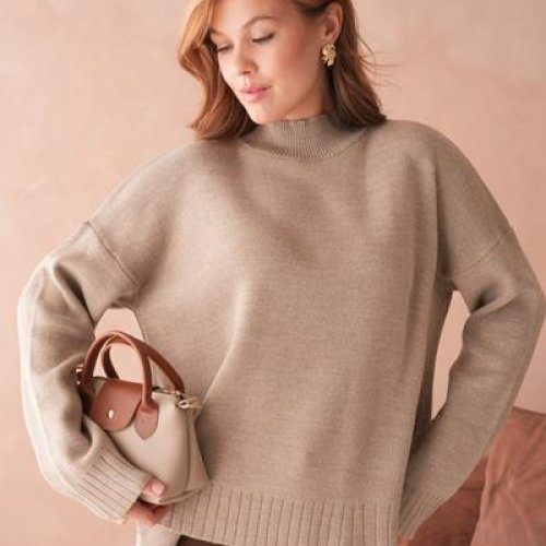 Свитер Karon (one size) 10866 beige (зима) Karon 10866 beige