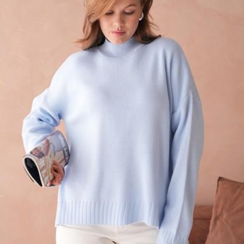 Свитер Karon (one size) 10866 l.blue (зима) Karon 10866 l.blue
