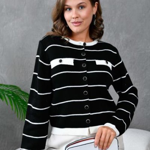 Кофта Karon (42-46) 8304 black (зима) Karon 8304 black