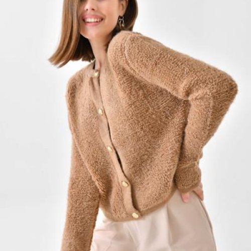 Кофта Karon (one size) 8017 beige (зима) Karon 8017 beige