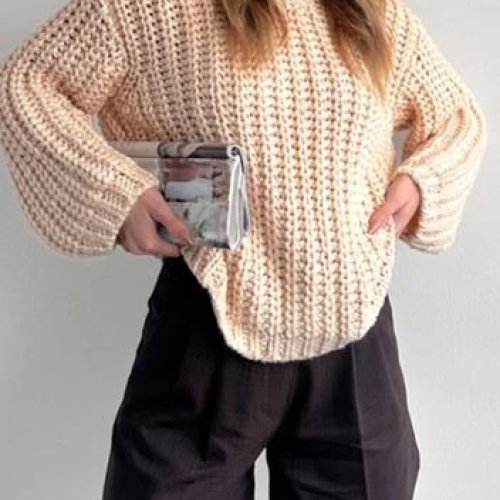 Свитер Lora (one size) LR719 l.beige (деми) Lora LR719 l.beige