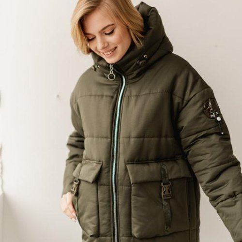 Куртка LIArt (42-48) 823 khaki (зима) LIArt 823 khaki