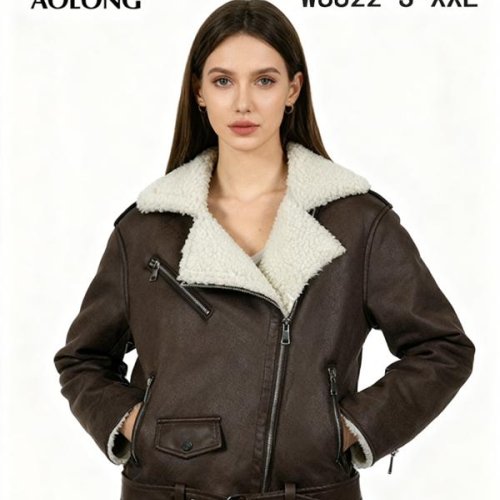 Куртка LiOpt (S-2XL) W8822 brown (зима) LiOpt W8822 brown