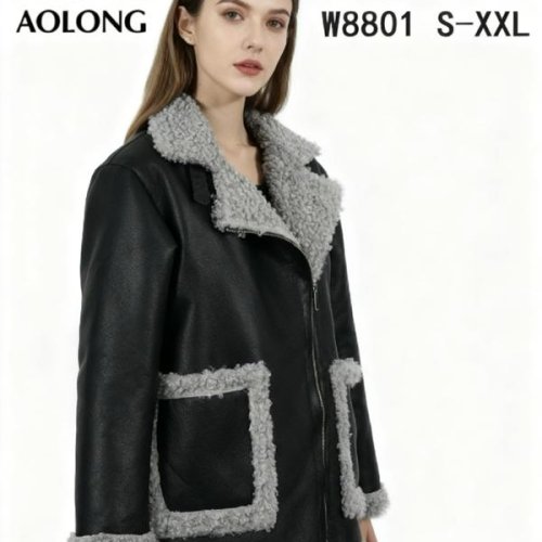 Куртка LiOpt (S-2XL) W8801 black (зима) LiOpt W8801 black