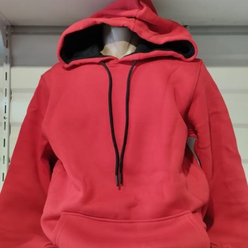 Худи Panda (M-3XL) 1427 red (зима) Panda 1427 red