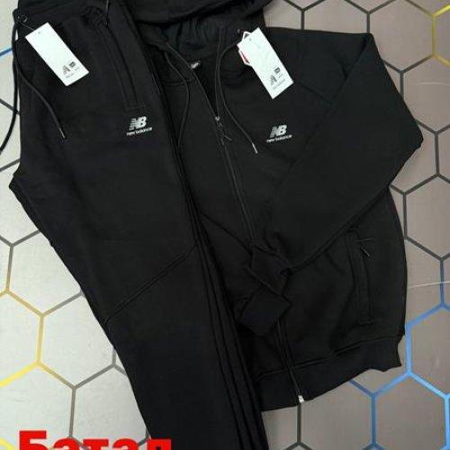 Костюм спорт Alex Clothes (2XL-6XL) 13024 black (зима) Alex Clothes 13024 black