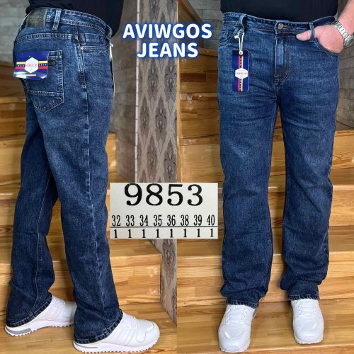 Джинсы God Baron (32-40) 9853 blue (деми) God Baron 9853 blue