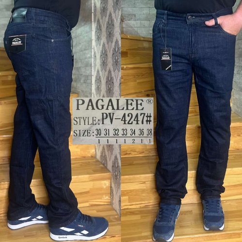 Джинсы God Baron (30-38) PV-4247 blue (деми) God Baron PV-4247 blue