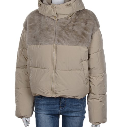 Куртка Obuv OK2 (0) 19339 l.beige (зима) Obuv OK2 19339 l.beige