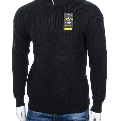 Свитер Abdo (M-2XL) Змійка black (зима) Abdo Змійка black