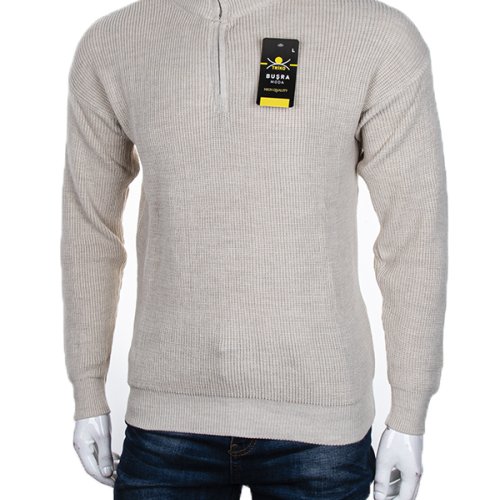 Свитер Abdo (M-2XL) Змійка beige (зима) Abdo Змійка beige