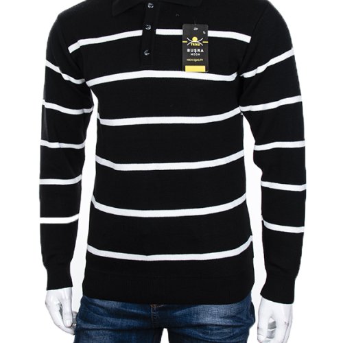 Свитер Abdo (M-2XL) Гудзик 3 black (зима) Abdo Гудзик 3 black