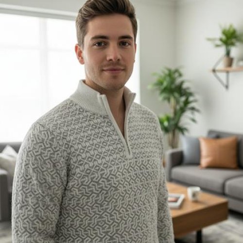 Свитер Moranny (L-2XL) MR46 grey (зима) Moranny MR46 grey