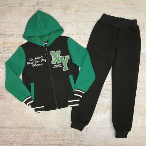 Костюм спорт LiMa kids (128-152) 2517 green (зима) LiMa kids 2517 green