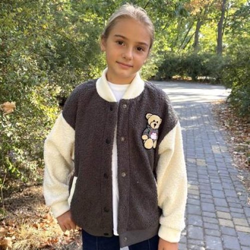 Кофта LiMa kids (128-152) 2548 grey-white (зима) LiMa kids 2548 grey-white