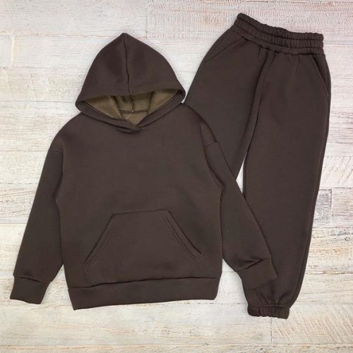 Костюм спорт LiMa kids (128-152) 2558 brown (зима) LiMa kids 2558 brown