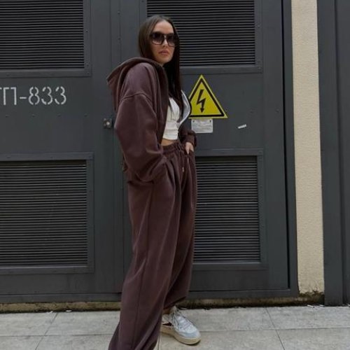 Костюм спорт Modnulya (42-54) 1861 brown (зима) Modnulya 1861 brown