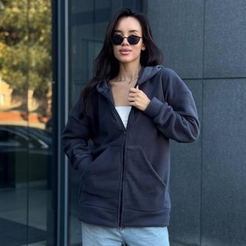 Кофта спорт Modnulya (42-48) 4243 grey (зима) Modnulya 4243 grey