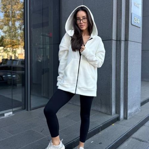 Кофта спорт Modnulya (42-48) 4243 white (зима) Modnulya 4243 white